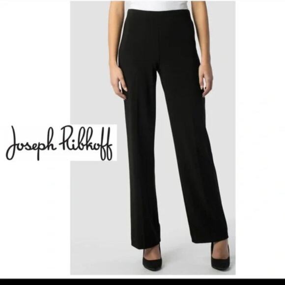 Joseph Ribkoff Front Zip Straight Leg Dress Pants - Picture 1 of 9